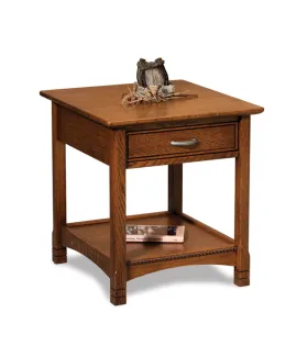West Lake Open End Table with Drawer