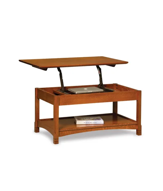 West Lake Open Lift Top Coffee Table with Counterweight