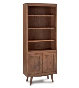 Marina 4 Shelf 2 Door Bookcase                             