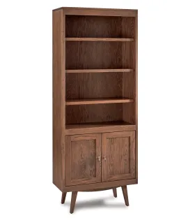 Marina 4 Shelf 2 Door Bookcase                             