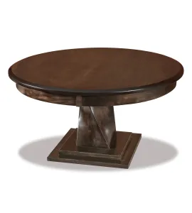 Lexington Arc 38" Round Solid Top Coffee Table  