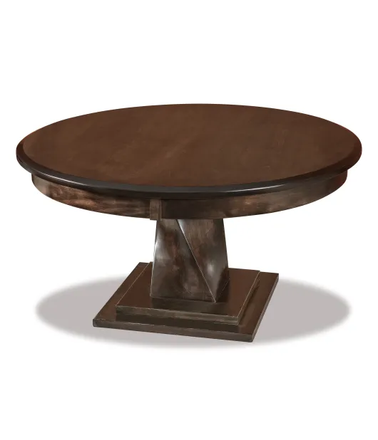 Lexington Arc 38" Round Solid Top Coffee Table  
