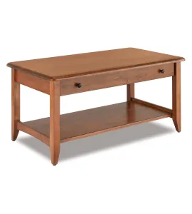 Dover Open Coffee Table with Drawer
