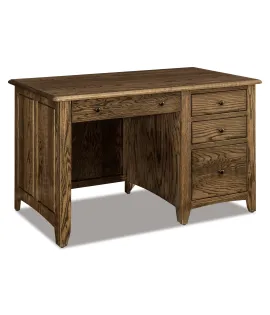 Dover Single Pedestal 4 Drawer Desk