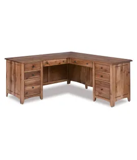 Dover 8 Drawer L Desk