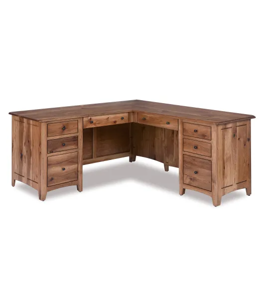 Dover 8 Drawer L Desk