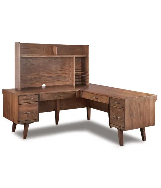 Marina 6 Drawer L Desk 78"w Left, 78"w Right