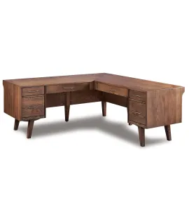 Marina 6 Drawer L Desk 78"w Left, 78"w Right