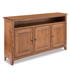 Dover 3 Door Media Stand with Opening