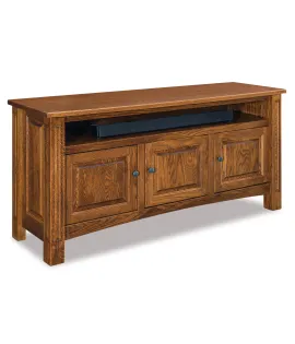 Lexington 3 Door Media Stand with Opening