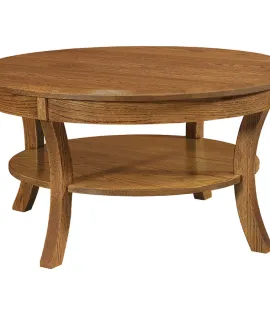 Sierra 38" Round Solid Top Coffee Table
