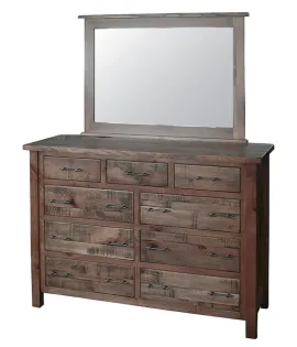 Farm House 9 Drawer Dresser