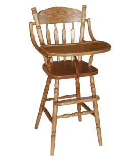 Post Plain Flip Up &amp; Slide Tray High Chair