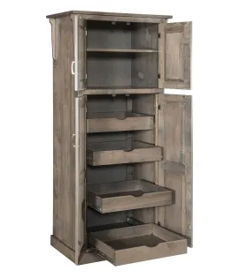 32&quot; Mission 4-Door Pantry Cabinet
