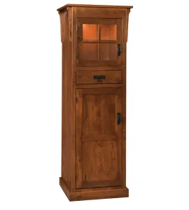 Heritage Mission 2-Door Pantry Cabinet with Drawer
