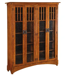 72&quot; Mission Display Bookcase with 4 Door (KDMDB16)