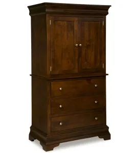 Palm Valley 77" 3 Drawer 2 Door Armoire