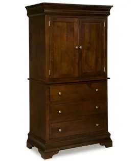 Palm Valley 77&quot; 3 Drawer 2 Door Armoire