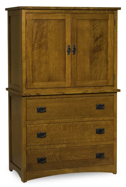 Elite Mission 3 Drawer 2 Door Armoire