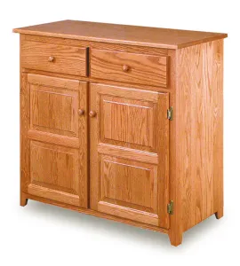 Classic 37"h Pie Safe with Raised Panel Door