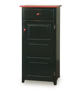 Classic 22" Pie Safe with  Drawer &amp; Raised Panel Door