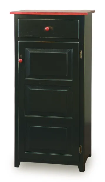 Classic 22" Pie Safe with  Drawer & Raised Panel Door