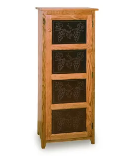 Classic 22&quot; Pie Safe with Metal Inserts Door