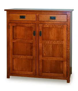 Mission 43&quot; Pie Safe with  Drawer &amp; Reverse Panel Door