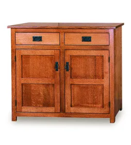 Mission 38"h Pie Safe with  Drawer &amp; Reverse Panel Door