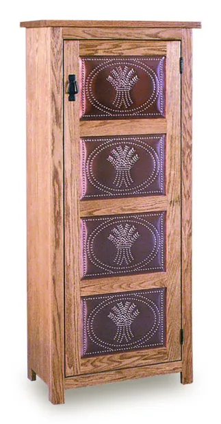 Mission 23" Pie Safe with Metal Inserts Door
