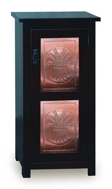 Mission 19" Pie Safe with Metal Inserts Door