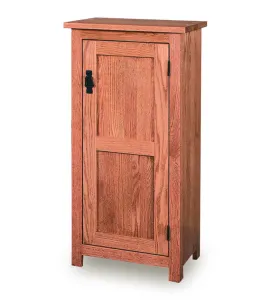 Mission 19" Pie Safe with Reverse Panel Door
