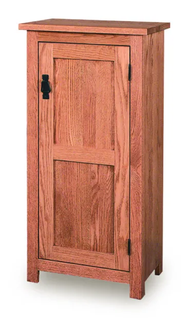 Mission 19" Pie Safe with Reverse Panel Door