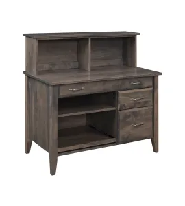 MH Hampton Credenza Desk with Hutch
