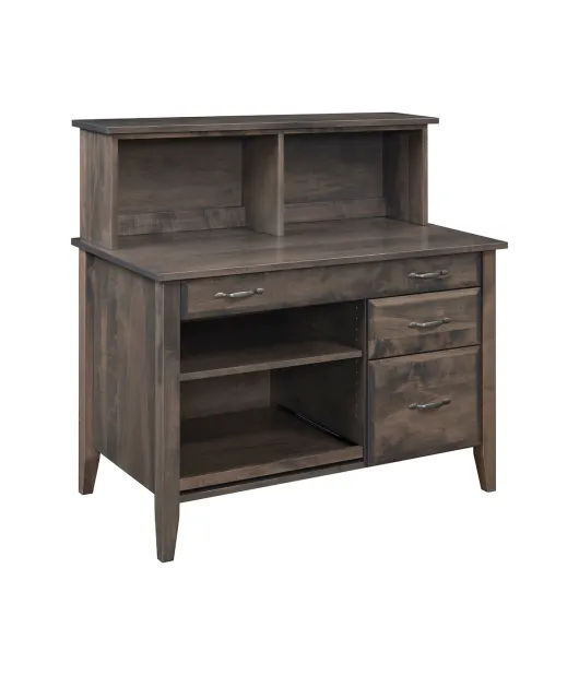 MH Hampton Credenza Desk with Hutch