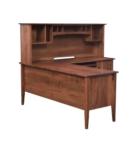 MH Hampton L Corner Desk with Hutch