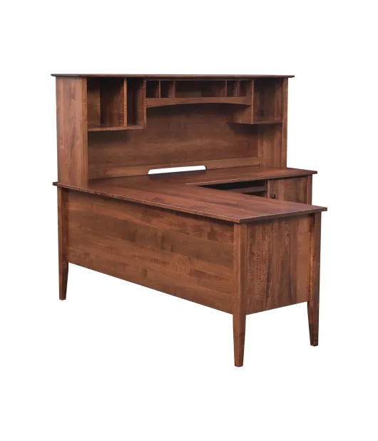 MH Hampton L Corner Desk with Hutch