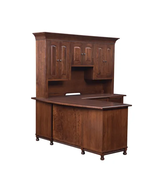 Henry Stephen's L Corner Desk with Hutch