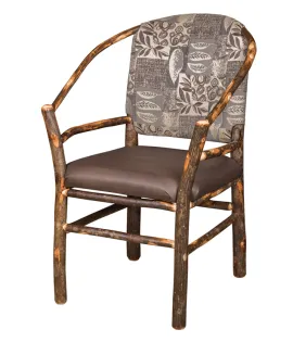 Narrow Hoop Chair with Fabric Seat &amp; Back