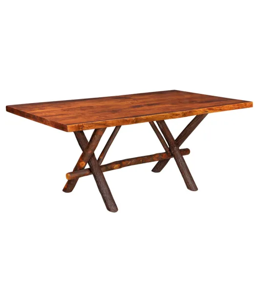 Millcreek Live Edge Trestle Table