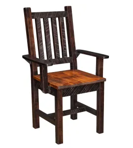 Rough Cut Maplewood Arm Chair