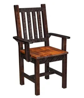 Rough Cut Maplewood Arm Chair