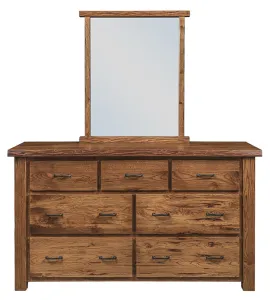 Crosslake Live Edge 7 Drawer Dresser