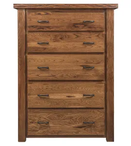 Crosslake Live Edge 5 Drawer Chest