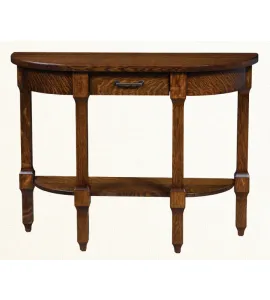 Royal Crest Half Oval Table