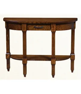 Royal Crest Half Oval Table