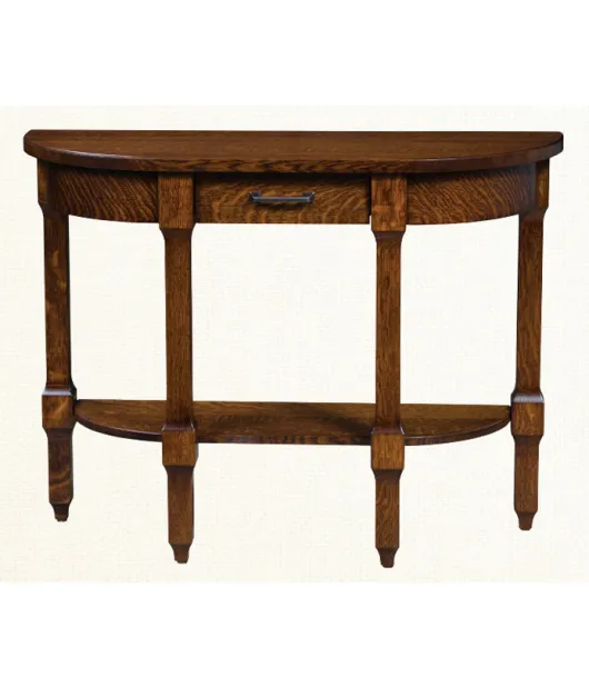Royal Crest Half Oval Table