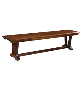 Harper Bench Featuring Rectangular Top and Beveled Edges
