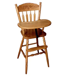 Acorn Flip Up &amp; Slide Tray High Chair