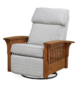Hoosier Stockton Swivel Glider Recliner Chair